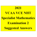Detailed answers 2021 VCAA VCE NHT Specialist Mathematics Examination 2
